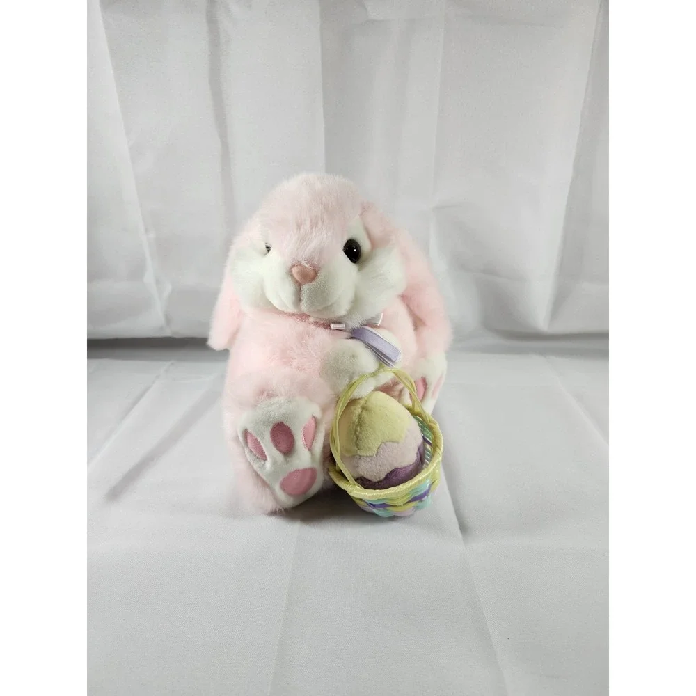 Vintage Easter Bunny Fluffy Friends Big Feet 10